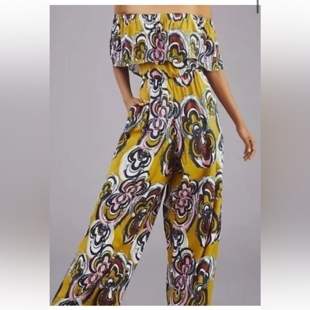 Anthropologie Bel Kazan Lily Jumpsuit Size Small